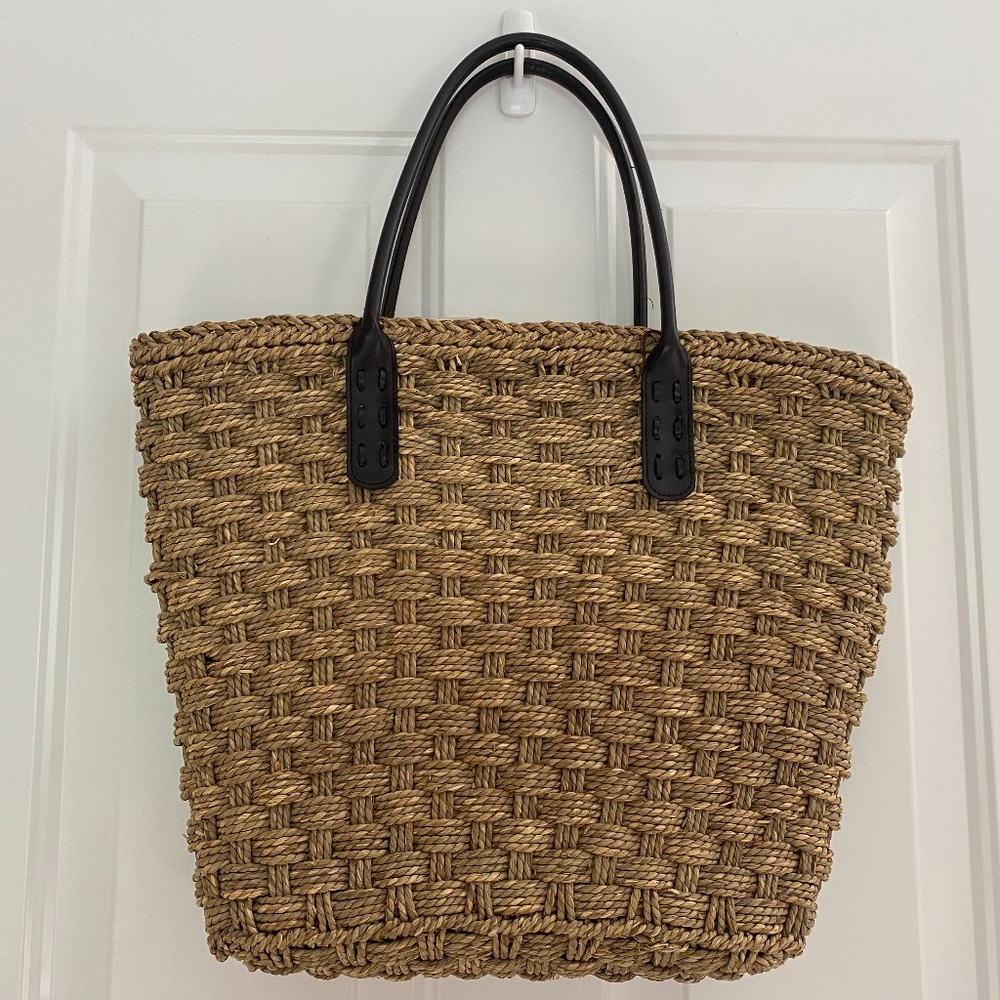 Wicker Beach Bag